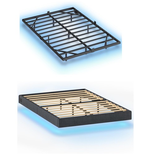 Bettgestell mit led - bettgestell,