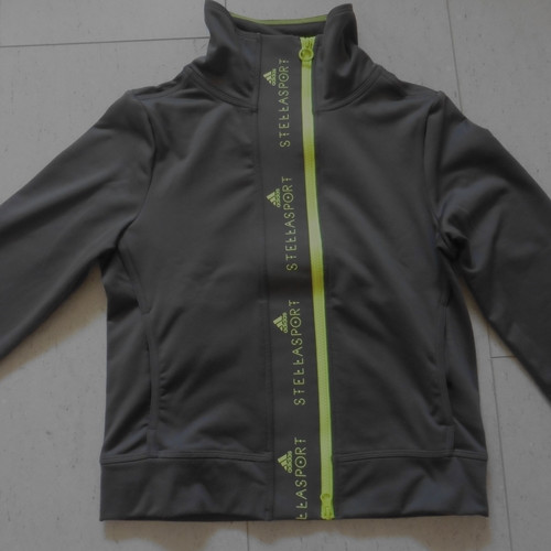 Grau neongrüne sportjacke - grau-neongrüne,