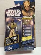 STAR WARS -THE CLONE WARS JEDI EETH KOTH ACTION FIGURE CW51 HASBRO! MOC! 2011