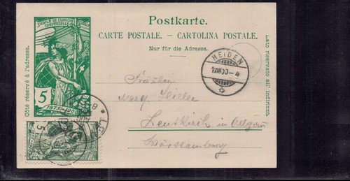 Schweiz ganzsache postkarte - schweiz,