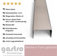 Einfassprofil | Edelstahl | U