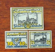 Neubukow - Stadt - 3x Notgeld