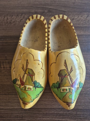 Handgeschnitzte holz clogs - holz,