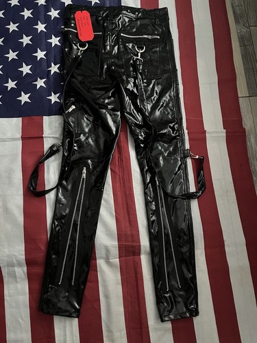 Gothic schwarz tripp hose - schwarz,