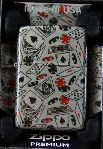 Zippo feuerzeug lucky - "lucky, gamble