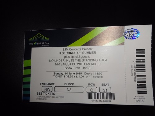 Seconds summer unused - of,