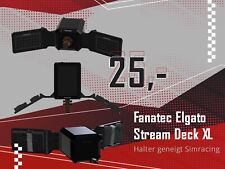 Elgato Stream Deck XL Halter geneigt Simracing für Fanatec CSL DD, Podium, CSW