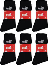 3 - 18 Paar Herren Puma Regular  Crew Sport Tennis Socken Sportsocken schwarz