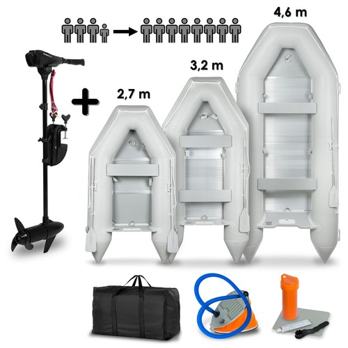 Eberth schlauchboot mit - mit, motor