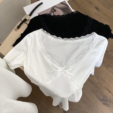 Vintage Gyaru Damen Spitze