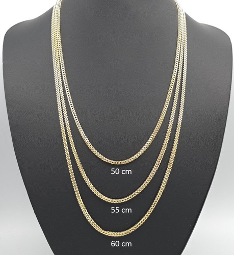 585 gold zopfkette 55cm neu - 585,