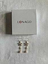 Vergoldete Perlen Ohrringe