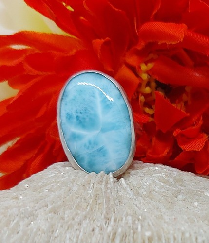 Larimar edelstein ring - edelstein, in