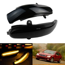 Schwarz Spiegelblinker LED