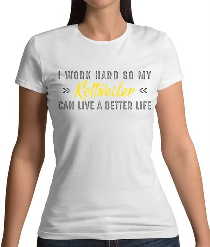 Ich arbeite hart rottweiler - arbeite,