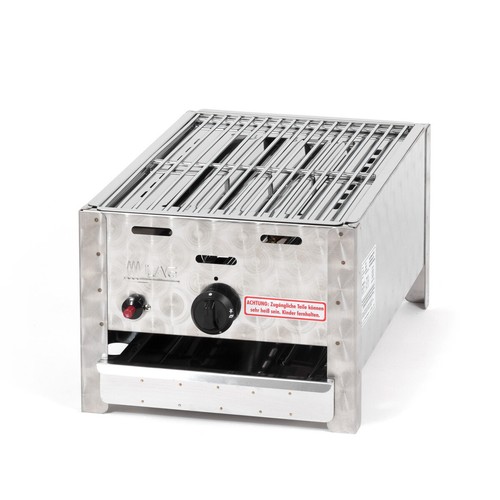 Edelstahl gasgrill flammig - edelstahl, 1-flammig