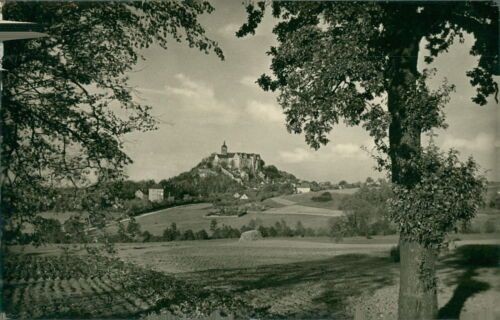 Ansichtskarte burg ranis - ansichtskarte,