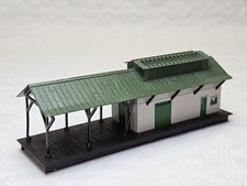 HELJAN 1766 H0 GÜTERSCHUPPEN fertig gebaut SAMMLER VINTAGE MODELLBAHN RENNBAHN