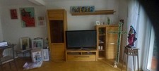 Wohnzimmerwand mit Fernseher  50 Zoll