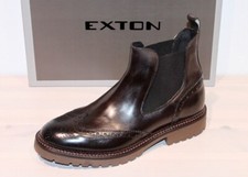 EXTON Leder-Stiefelette Biker