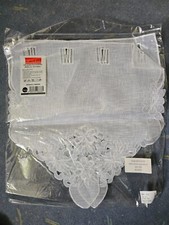 Fenstergardine 35 x 40 - Stickerei - Bistrogardine 2 Set- Kurzgardine - Vorhang