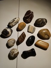 500 g Trommelsteine Rhein Natur Unikate Dekoration 