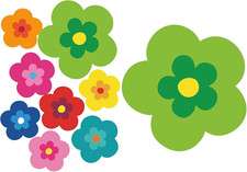 pril Blumen Sticker autoaufkleber Retro Aufkleber glatte Oberfläche