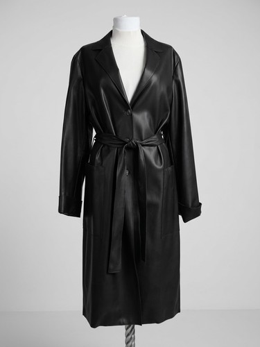 Trenchcoat ledermantel gr - trenchcoat,,