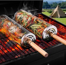 2er Set Grillkorb Edelstahl