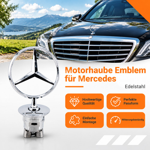 Stern haubenemblem - stern,