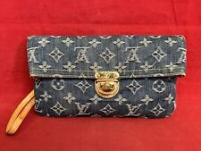 Louis Vuitton Pochette Accessoires Denim/Jeans Clutch Monogram 2006