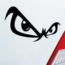 Auto Aufkleber Böse Augen Bad