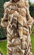 Echter Pelzmantel Kaninchenfell Größe 38/40