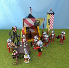 PLAYMOBIL Ritter Custom: Nürnberger Wache mit Kommando-Zelt/Turnierzelt, Chrom
