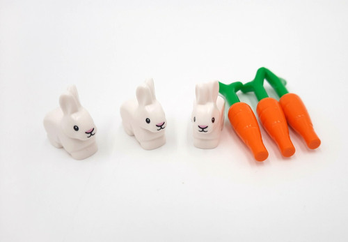 Lego hasen kaninchen 3stk mit - ,