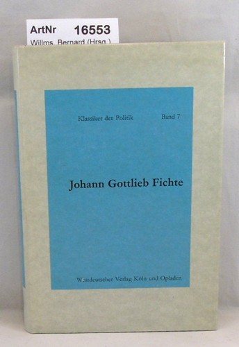 Johann gottlieb fichte - gottlieb,