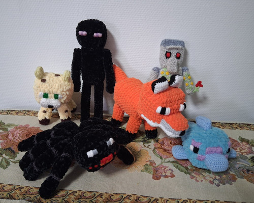 Amigurumi minecraft set - amigurumi,