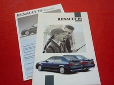 RENAULT 19 + 19 Chamade GTR