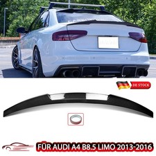 ABS Heckspoiler Heckflügel Spoiler für Audi A4 B8.5 13-16 Carbon Fiber M4 Optik