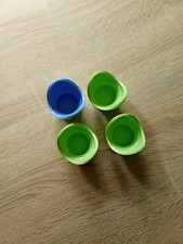 4 Stück Tupperware Junge Welle Eierbecher  stapelbar