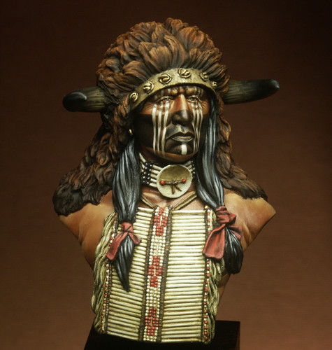 Lakota chief warrior - chief, indianer