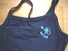 🎈Badeanzug ESPRIT SPORTS mit Schwimmer-Rücken*Navy Blau GrS kaum getragen