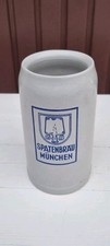 Spatenbräu München Maßkrug 1 Liter – Steinzeug – Unbenutzt – German Beer Stein