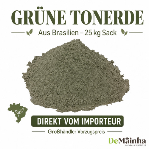Grüne tonerde illit 25kg - grüne,