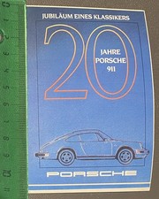 Aufkleber/Sticker:  20 Jahre Porsche 911      (O5-18-22-1$)