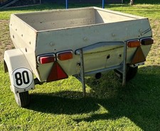 VEB Stema DDR Pkw-Anhänger mit Plane HP 280/11