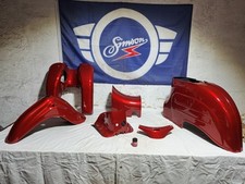 Simson Schwalbe Verkleidung Neu Lackiert in Candy Rot