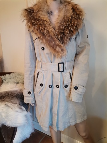 Blonde parka echtfell - 8,
