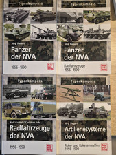 4 x Typenkompass  Panzer, Radfahrzeuge und Artilleriesysteme der NVA