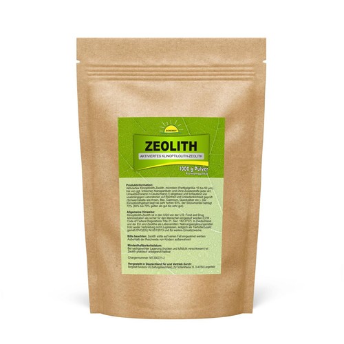 Zeolith pulver 1kg microfein - 1kg,